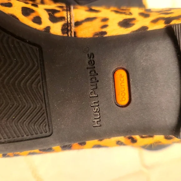 Hush Puppies Sadie Tassel Flats 6.5 Leopard Print Calf Hair Slip On Loafers - Picture 8 of 8